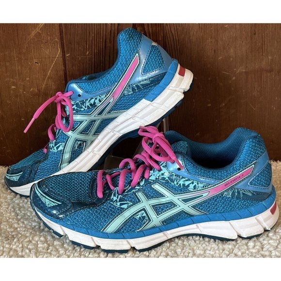 Asics Shoes - ASICS Gel-Excite 3 Aqua Blue Pink Running Shoes Sneakers T5B9N Women Sz 8.5